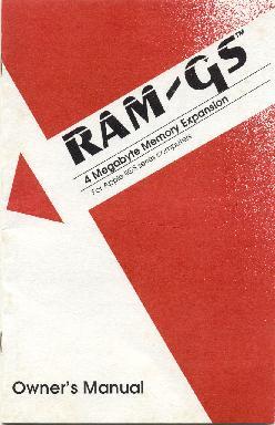 Carte RAM/GS
