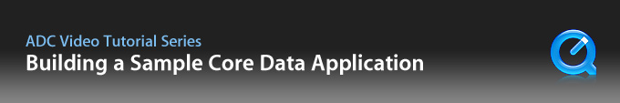 Building a Sample Core Data Application