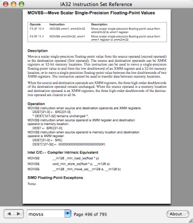 ISA Reference Window