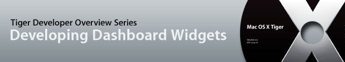 Developing Dashboard Widgets