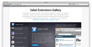 Safari Extensions Gallery