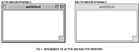 (Appearance of active and inactive windows)