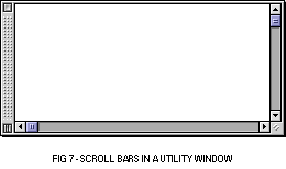 (Scroll bars in utility window)