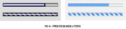 (Progress bars)