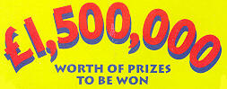 ú1,500,000 worth of prizes to be won