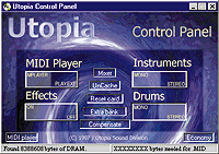 Utopia Control Panel - konsola steruj▒ca specjalnymi funkcjami Utopii