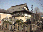 Temple with cemetery