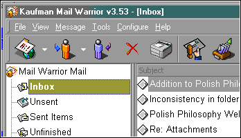 mail warrior screenshot