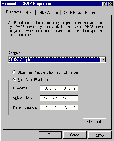 Konfigurowanie TCP/IP