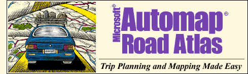 Microsoft® Automap® Road Atlas - Trip Planning and Mapping Made Easy