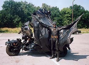 batman i batmobil