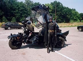 batman i batmobil