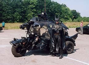 batman i batmobil