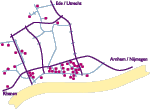 [map of Wageningen]