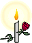 [Montreal Massacre Candle and Rose]