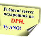 PoÜtovnφ server nezapomφnß na DPH