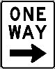 One-Way Sign