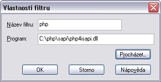 Instalace PHP