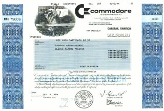 Commodore share