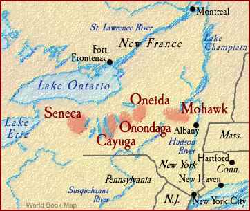 map of Iroquois lands