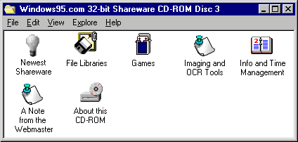 Windows95.com 32-bit Shareware CD-ROM Disk 4