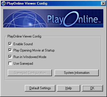 PlayOnline Viewer Config