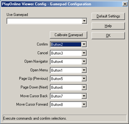 Gamepad Configuration