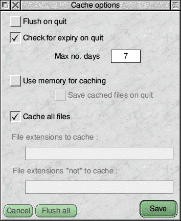 ImagePrxy's Cache Options