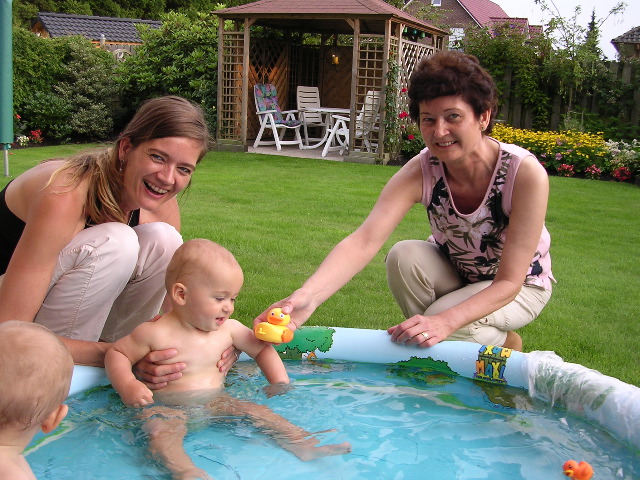 Swimming with "Oma"