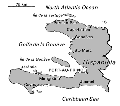 [Country map of Haiti]