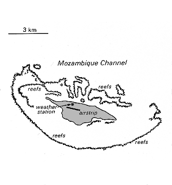 [Country map of Juan de Nova Island]