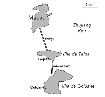 [Country map of Macau]