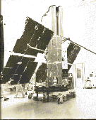 photo of Copernicus Satellite in the clean room