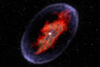 Illustration of GRB supernova.