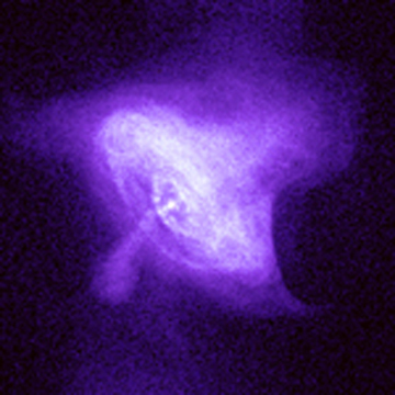 Crab nebula in X-rays