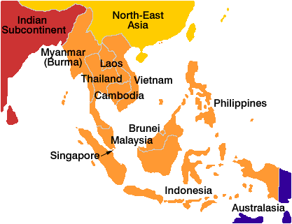 South-East Asia Map