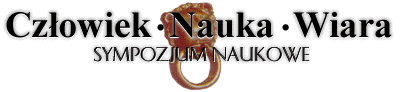 Logo Sympozjum Czlowiek-Nauka-Wiara