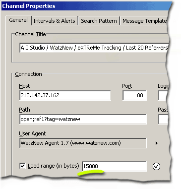 Specifying range