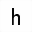 MATHEMATICAL SANS-SERIF SMALL H