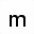 MATHEMATICAL SANS-SERIF SMALL M