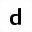 MATHEMATICAL SANS-SERIF BOLD SMALL D