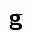 MATHEMATICAL SANS-SERIF BOLD SMALL G