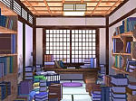 16 部屋2 - 書斎 昼