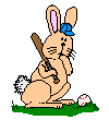 baseball bunny