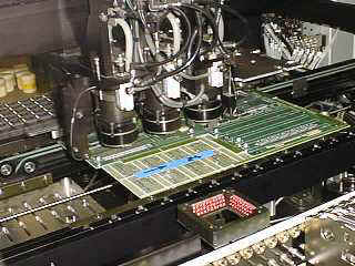 assembling of act�s Z4 Board on our line