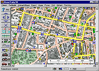 Mapa Prahy 98