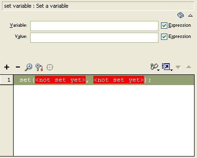 set variable