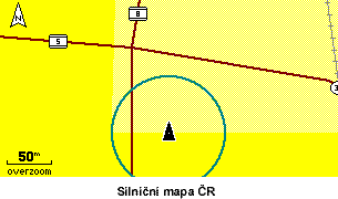 mapa CR