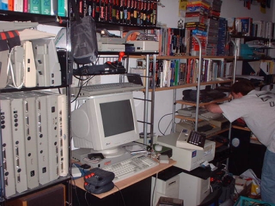 Photo of Mad Butscher's Atari room