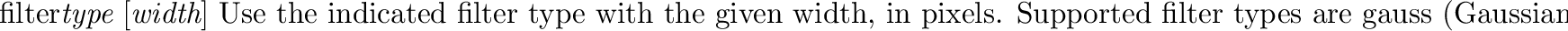 \begin{defkey}{maxdepth}{{\em level}}
Do not spawn rays deeper than those at the given {\em level}.
\end{defkey}